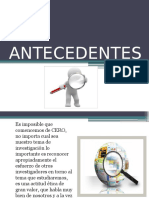 Antecedent Es