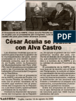 Satélite 18-08-09 César Acuña Se Reunió Con Alva Castro