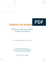 Caderno de Propostas: Métodos e Atitudes para Facilitar Reuniões Participativas