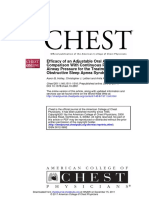 2011 - Efficacy of an Adjustable Oral Appliance and CPAP for OSAS