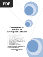 Construyendo Un Proyecto de Investigación Educativa 
