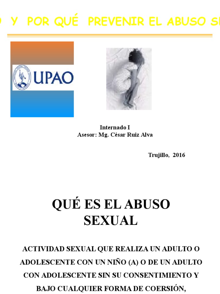 Prevención del Abuso Sexual Infantil | PDF | Abuso infantil | Abuso sexual