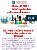 ISO 27001 e ISO 27002 Dominio 8 Seguridad Recursos Humanos