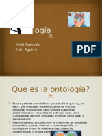 Ontología -  ciencias politicas