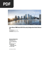 Cisco Nexus 7000 Series NX-OS Security Configuration Guide, Release PDF