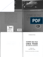 ECO, Umberto - Como Se Fazer Uma Tese em Ciências Humanas