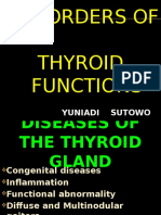 Disorder of Thyroid Functions