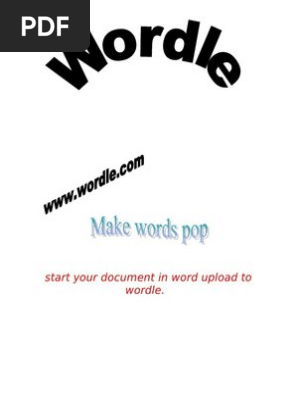 Wordle Poster