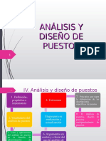 Analisis y Diseño de Puestos