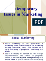 Contemporary Issues in Marketing