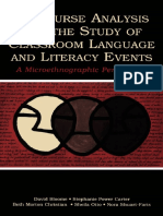 Discourse Analysis and the Study of Classroom Language - 2005