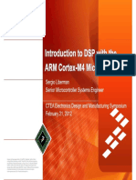Introduction To DSP With The ARM Cortex-M4 Microcontroller - Feb 2012 PDF