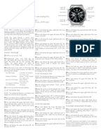 Qw5147CASIO EF-550D-1AV EDIFICE chronograph series manual
