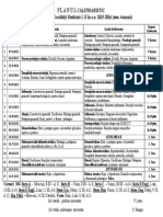 Plan Tematic Calendaristic Medicina I 2015 2016 Sem. Toamna