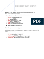 The Present Perfect Vs Present Perfect Continuous