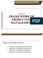 Session 3 Framework of Production Management