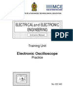EE043 Electronic Oscilloscope Pr Inst
