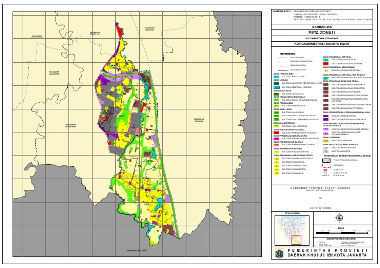 3.1.35. Peta Zonasi Ciracas (Jakarta Timur)