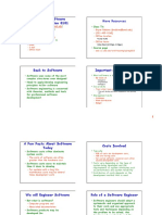 Software Engineering Slides 1