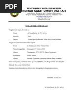 Contoh Surat Rekomendasi Kerja Bupati