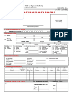 Trainors Assessors Profile Form