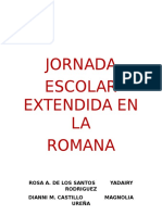 Jornada Escolar Extendida en La Romana