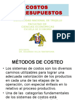 Diferencias de Métodos de Costeo