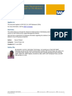 PA Custom Infotype Development - Employee Infotype For PA Module of SAP HCM