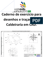 Caderno de Exercício para Desenhos e Traçados de Caldeiraria em CAD