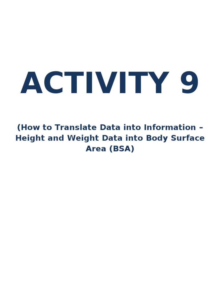 Activity 9 | PDF | Nature
