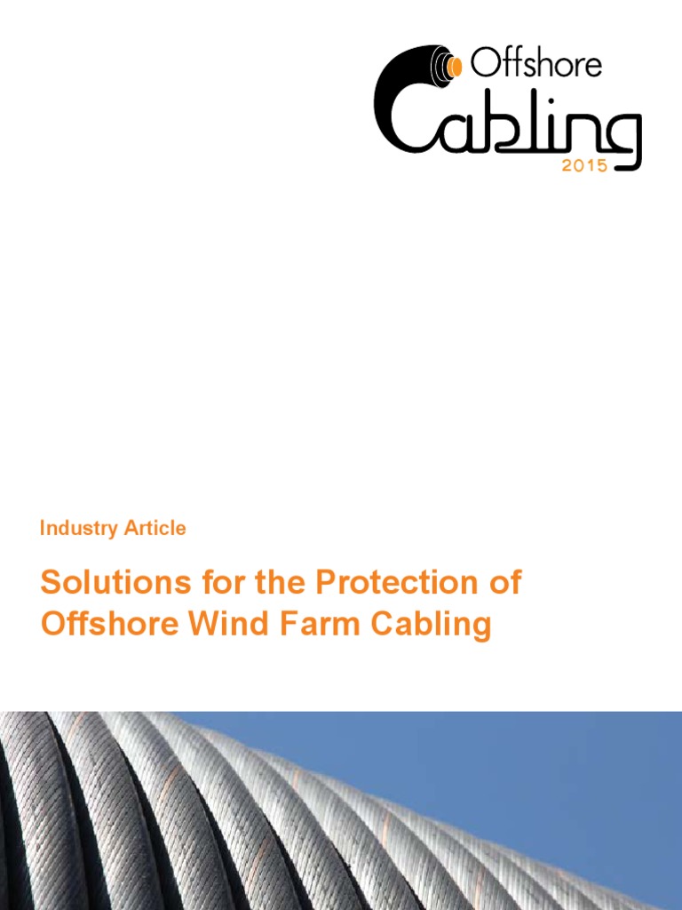 Solutions For The Protection of Offshore Wind Farm Cabling | PDF ...