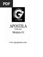 Apostila Violão - nível 01 - FÁCIL