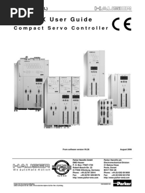 Compax M S-L Manual Engl | PDF | Electric Motor | Electrical