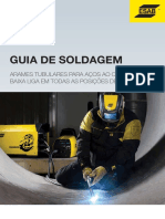 Soldagem com arames tubulares ESAB em todas as posições