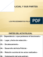 2.-Acta Policial y Sus Partes.