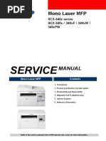 Samsung Scx-340x Series Service Manual