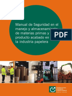 Manual - de - Seguridad en - El - Manejo - y - Almacenamiento - de - Materias - Primas - y - Producto - Acabado - en - La Industria - Papelera PDF