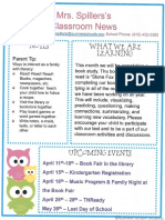 Sarahaspillers Classroomnewsletter