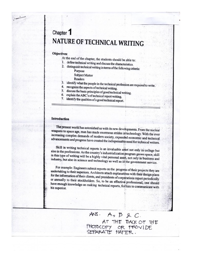 Technical Writing | PDF