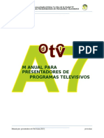 Manual para Presentadores de Television