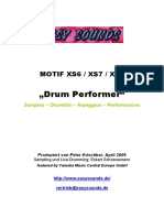 MOTIF XS - Drum Performer D