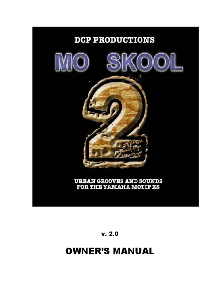 DCP Productions MO SKOOL 2 V2 Guide | PDF | Icon (Computing) | Synthesizer