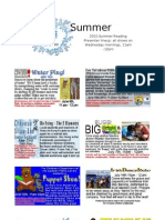 Summer Reading Program Flyer 2010