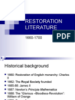 Restoration Literature