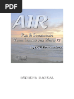 Air Motif XS Manual