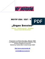 MOTIF ES - Organ Session D