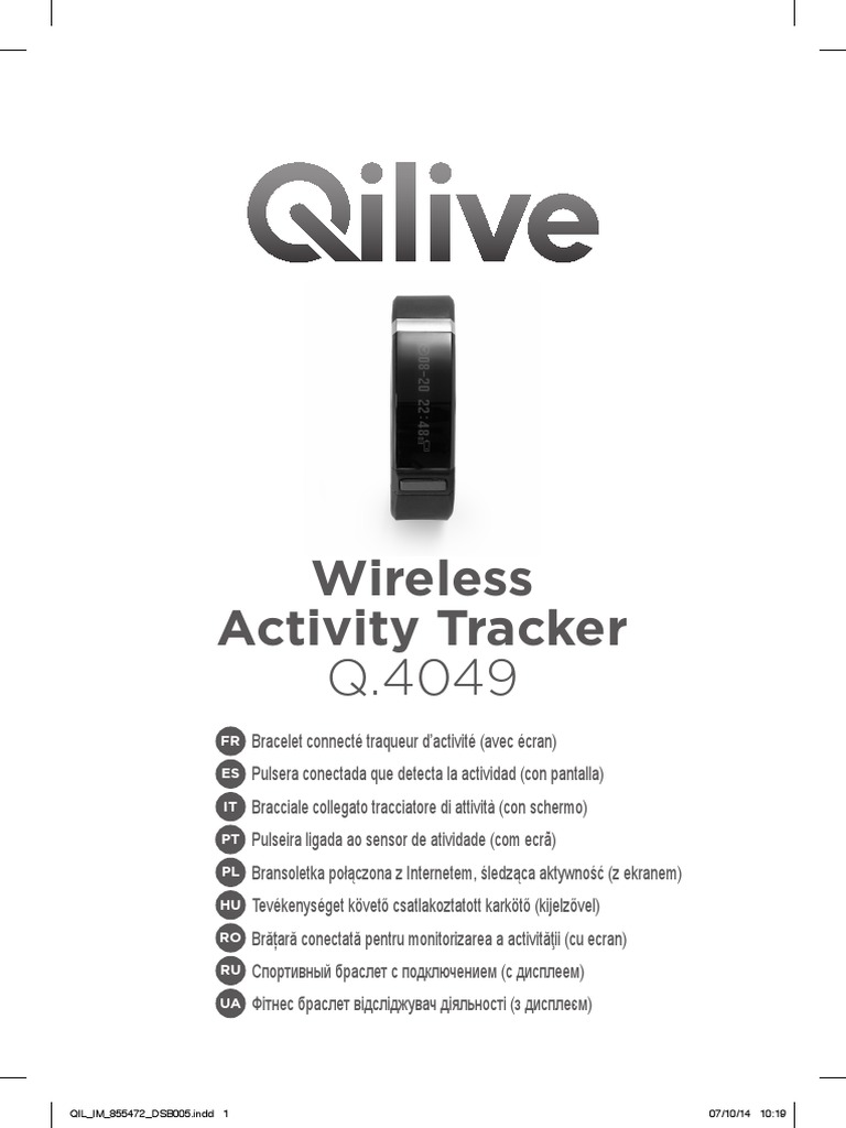 Im q.4049 Qilive Wireless Activity Tracker 1 PDF Ordinateurs