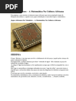 Regras e História do Jogo Shisima | PDF