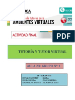 tutoria y tutor virtual