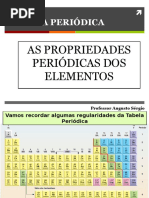 Propriedades Periódicas Dos Elementos